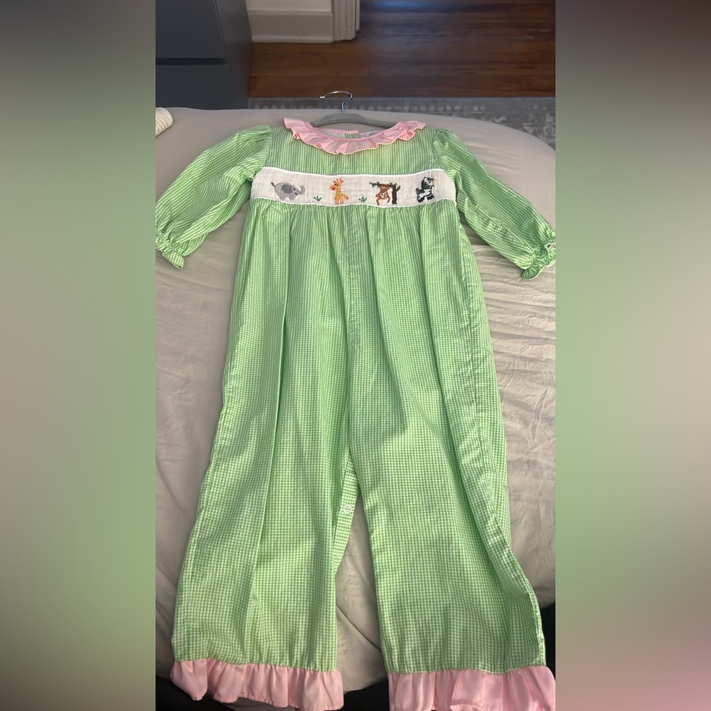 Precious animal long romper